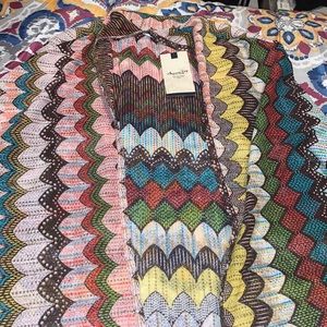 American Rag multicolored printed swimsuit coverup.